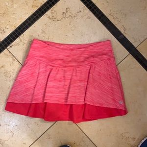 Lija red tennis skirt size medium
